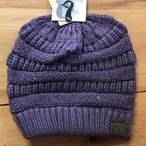 Sequin beanie